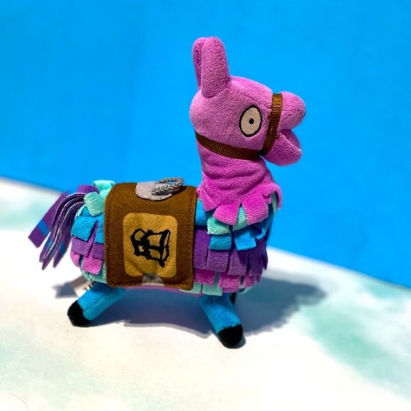 FORTNITE LOOT LLAMA RUSS PIÑATA PLUSH STUFFED TOY 7” EPIC GAMES 2018 - Picture 3 of 11